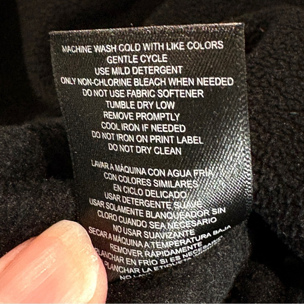 Black Fleece Pullover XL Winter Layering Casual Basic 32 Degrees Heat‎ - Picture 6 of 6